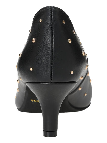 ドットパンプス（チャコールグレー/ブラック）｜Te chichi（テチチ）通販