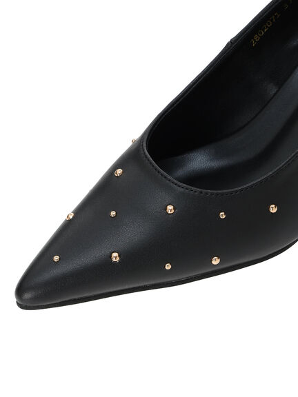 ドットパンプス（チャコールグレー/ブラック）｜Te chichi（テチチ）通販