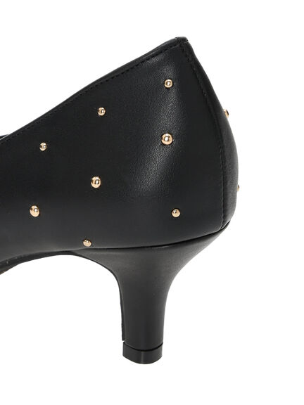 ドットパンプス（チャコールグレー/ブラック）｜Te chichi（テチチ）通販