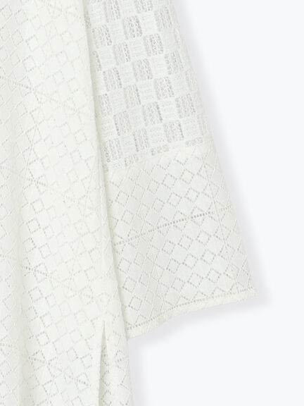 【Atelier ChouChou】レースコンビパネルワンピース（オフホワイト）｜Te chichi（テチチ）通販