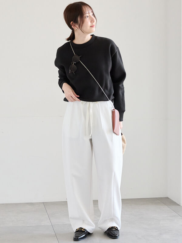 ポンチハイウエストカーブパンツ《2026 spring catalog item》（オフ