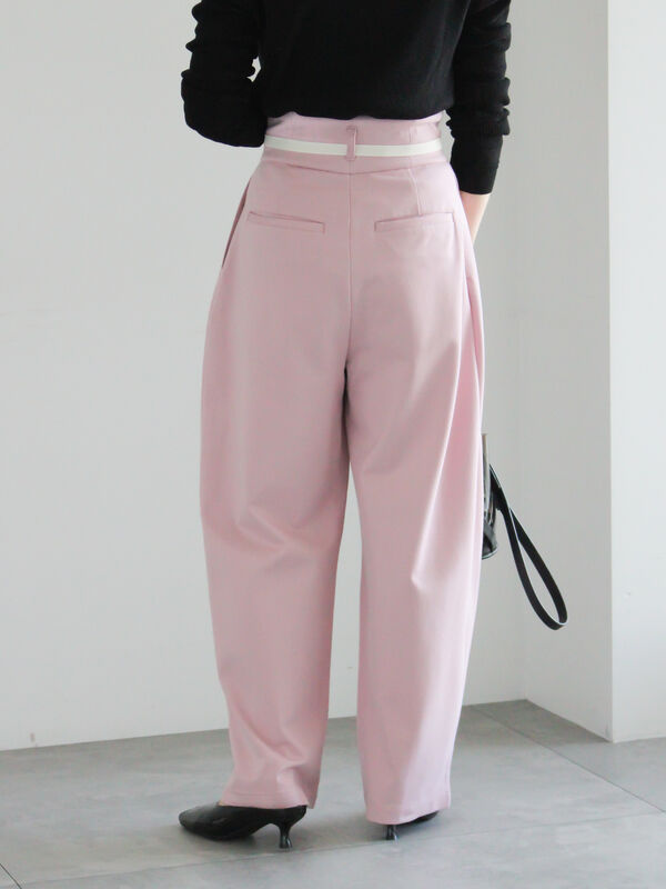 セール】 ポンチハイウエストカーブパンツ《2026 spring catalog item