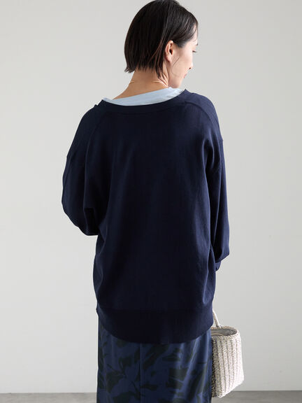 【2026年3月InRed掲載波瑠さん着用】2WAYカシュクールVネックカーディガン（シルバー/ベージュ/グリーン/ネイビー）｜Te chichi（テチチ）通販