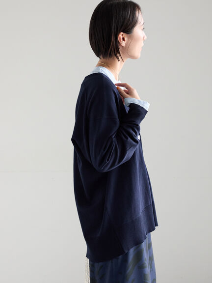 【2026年3月InRed掲載波瑠さん着用】2WAYカシュクールVネックカーディガン（シルバー/ベージュ/グリーン/ネイビー）｜Te chichi（テチチ）通販