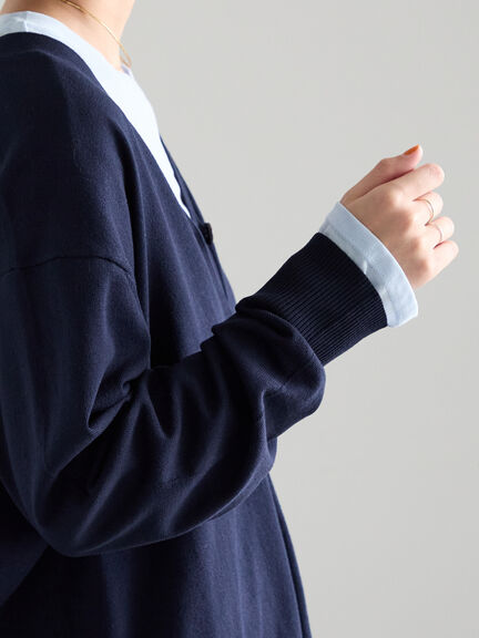 【2026年3月InRed掲載波瑠さん着用】2WAYカシュクールVネックカーディガン（シルバー/ベージュ/グリーン/ネイビー）｜Te chichi（テチチ）通販