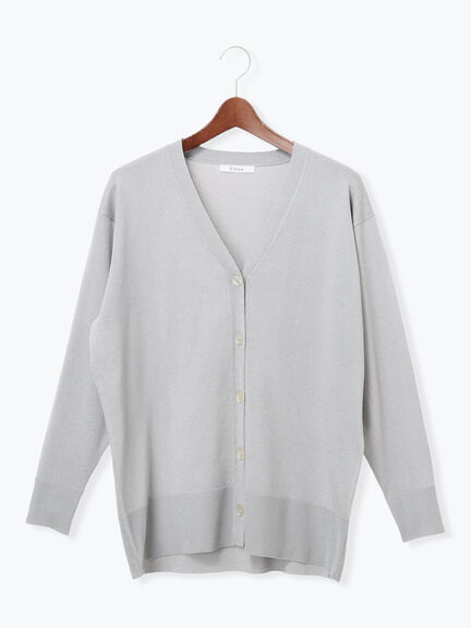 【2026年3月InRed掲載波瑠さん着用】2WAYカシュクールVネックカーディガン（シルバー/ベージュ/グリーン/ネイビー）｜Te chichi（テチチ）通販