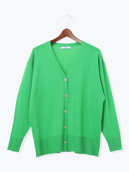 【2026年3月InRed掲載波瑠さん着用】2WAYカシュクールVネックカーディガン（シルバー/ベージュ/グリーン/ネイビー）｜Te chichi（テチチ）通販