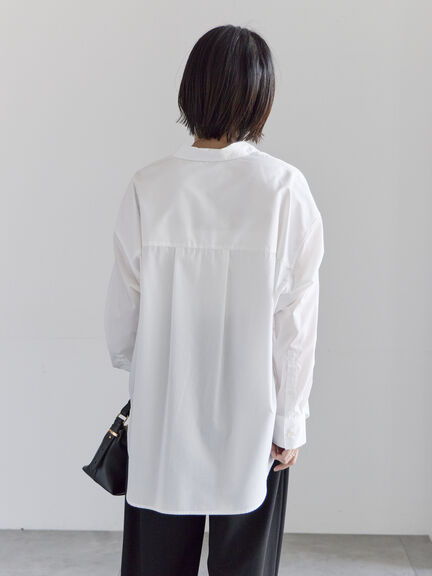 ポイント刺繍シャツ《2026 spring catalog item》（オフホワイト/ストライプ/チェック）｜Te chichi（テチチ）通販