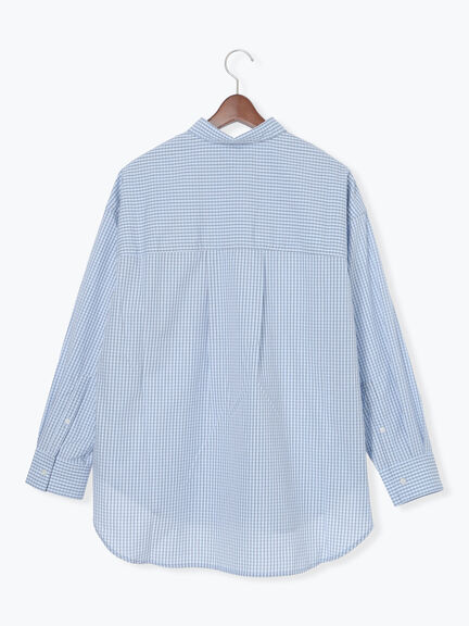 ポイント刺繍シャツ《2026 spring catalog item》（オフホワイト/ストライプ/チェック）｜Te chichi（テチチ）通販