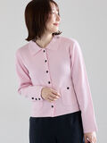 総針衿付きジャケットカーディガン《2026 spring catalog item》（ピンク）｜Te chichi（テチチ）通販