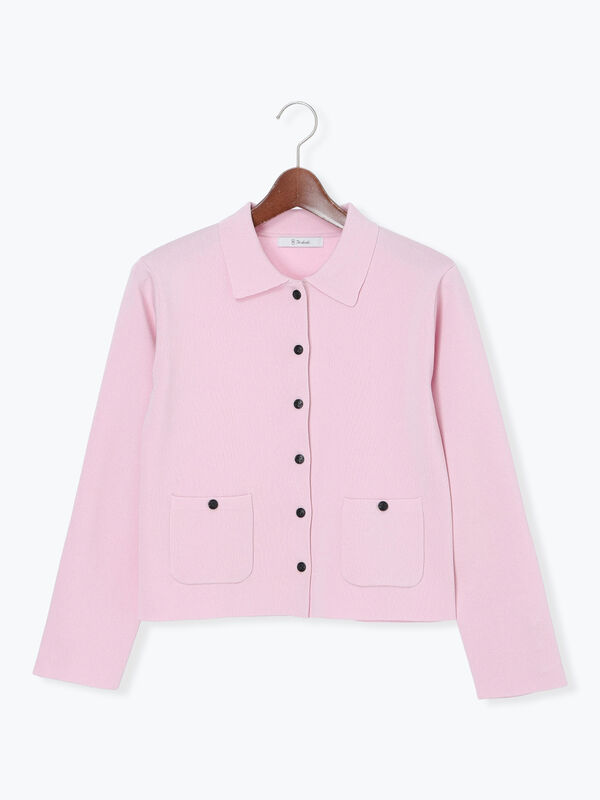 セール】 総針衿付きジャケットカーディガン《2026 spring catalog