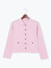 総針衿付きジャケットカーディガン《2026 spring catalog item》（オフホワイト/ピンク/ネイビー）｜Te chichi（テチチ）通販