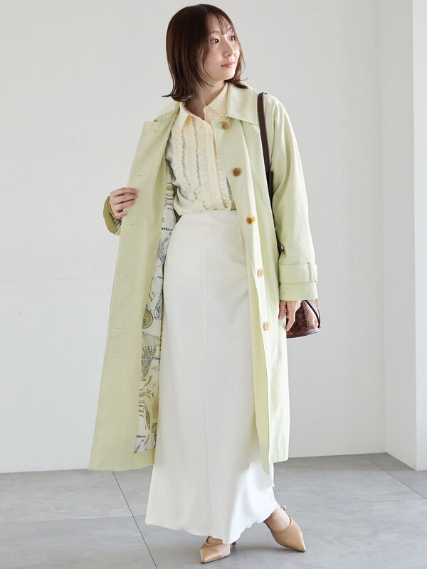 セール】 ステンカラーコート《2026 spring catalog item》(ベージュ セール】 ステンカラーコート《2026 spring catalog item》(ベージュ