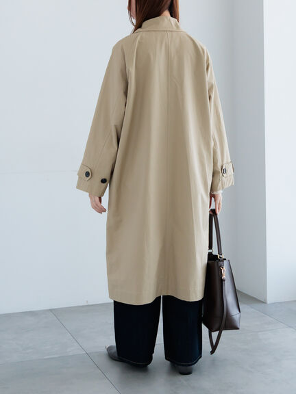 ステンカラーコート《2026 spring catalog item》（ベージュ/ピスタチオ）｜Te chichi（テチチ）通販