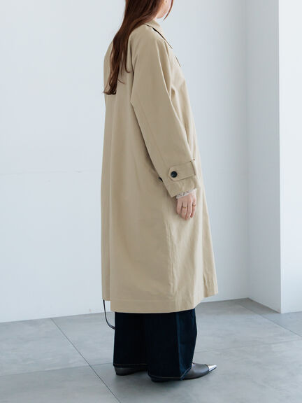 ステンカラーコート《2026 spring catalog item》（ベージュ/ピスタチオ）｜Te chichi（テチチ）通販