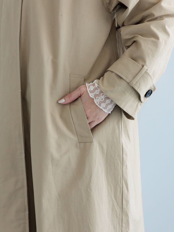 セール】 ステンカラーコート《2026 spring catalog item》（ベージュ