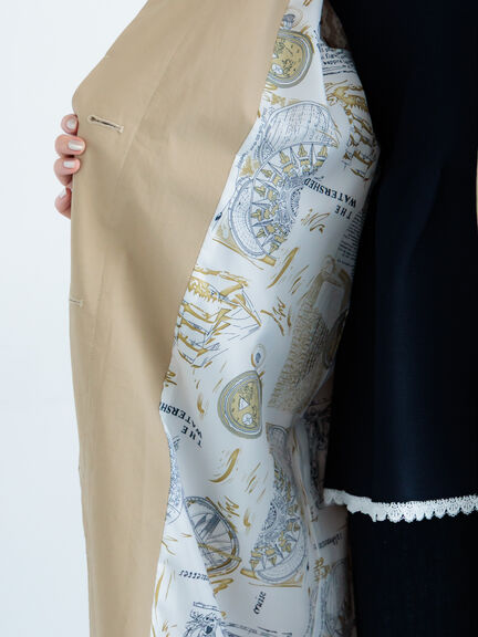 ステンカラーコート《2026 spring catalog item》（ベージュ/ピスタチオ）｜Te chichi（テチチ）通販