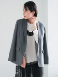 シングルブレストテーラードジャケット《2026 spring catalog item》（グレー）｜Te chichi（テチチ）通販
