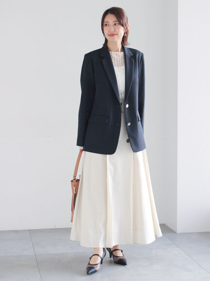 シングルブレストテーラードジャケット《2026 spring catalog item》（グレー/ネイビー）｜Te chichi（テチチ）通販