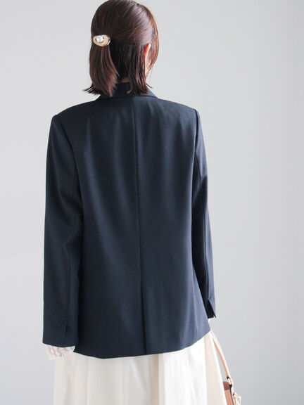 シングルブレストテーラードジャケット《2026 spring catalog item》（グレー/ネイビー）｜Te chichi（テチチ）通販