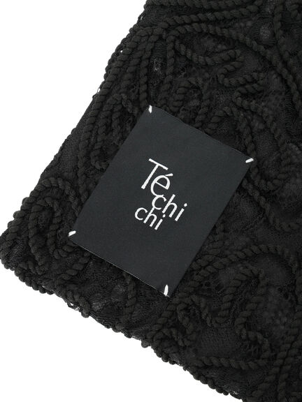 Atelier ファブリックレーストート（オフホワイト/ブラック）｜Te chichi（テチチ）通販