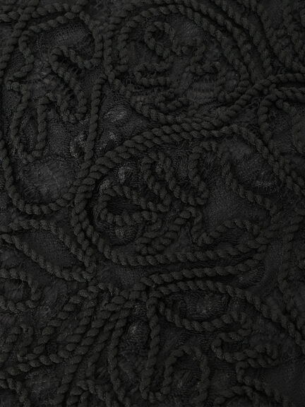 Atelier ファブリックレーストート（オフホワイト/ブラック）｜Te chichi（テチチ）通販