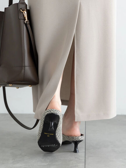 ドレープ I ラインワンピース【AOYAMA FASHION ASSOCIATION × Té chichi】（グレー/ブラック）｜Te chichi（テチチ）通販