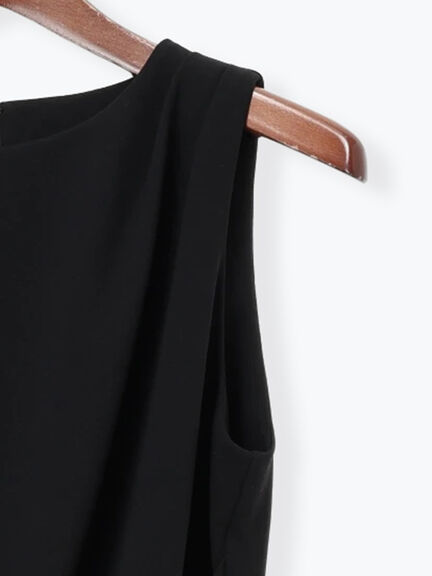 ドレープ I ラインワンピース【AOYAMA FASHION ASSOCIATION × Té chichi】（グレー/ブラック）｜Te chichi（テチチ）通販