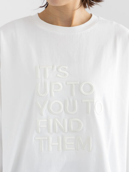 エンブロイダリーロゴTシャツ（チャコールグレー/レッド/アイボリー）｜Te chichi（テチチ）通販