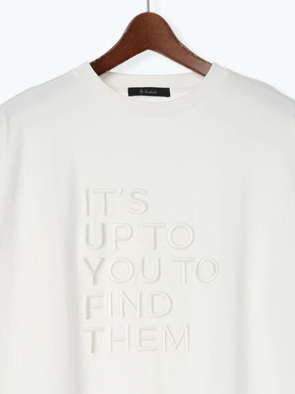 エンブロイダリーロゴTシャツ（チャコールグレー/レッド/アイボリー）｜Te chichi（テチチ）通販