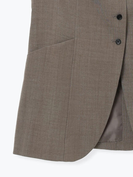 スクエアネックジレ【AOYAMA FASHION ASSOCIATION × Té chichi】（モカ/ネイビー）｜Te chichi（テチチ）通販