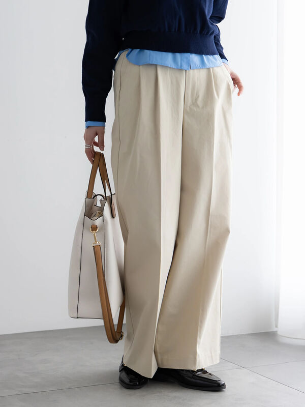 2タックチノパンツ【AOYAMA FASHION ASSOCIATION × Té chichi