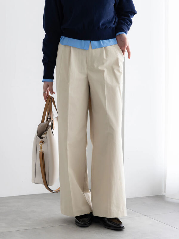 2タックチノパンツ【AOYAMA FASHION ASSOCIATION × Té chichi