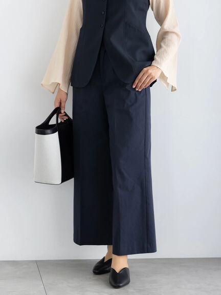 2タックチノパンツ【AOYAMA FASHION ASSOCIATION × Té chichi】（ベージュ/ネイビー）｜Te chichi（テチチ）通販