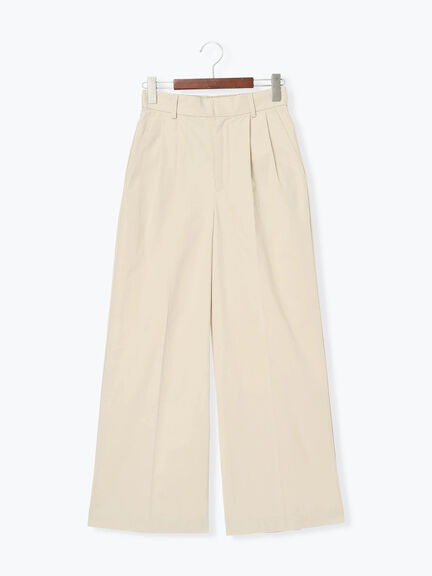 2タックチノパンツ【AOYAMA FASHION ASSOCIATION × Té chichi】（ベージュ/ネイビー）｜Te chichi（テチチ）通販