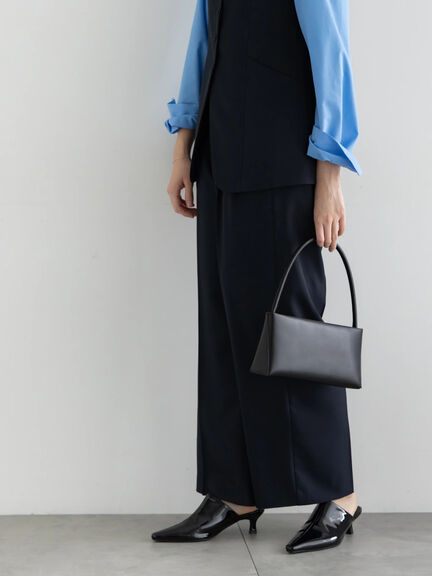 2タックワイドパンツ【AOYAMA FASHION ASSOCIATION × Té chichi】（モカ/ネイビー）｜Te chichi（テチチ）通販