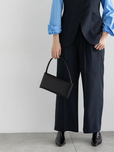 2タックワイドパンツ【AOYAMA FASHION ASSOCIATION × Té chichi】（モカ/ネイビー）｜Te chichi（テチチ）通販