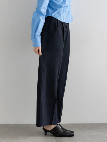 2タックワイドパンツ【AOYAMA FASHION ASSOCIATION × Té chichi】（モカ/ネイビー）｜Te chichi（テチチ）通販