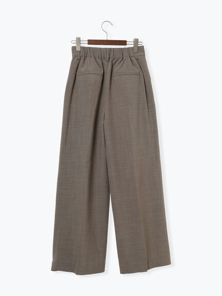 2タックワイドパンツ【AOYAMA FASHION ASSOCIATION × Té chichi】（モカ/ネイビー）｜Te chichi（テチチ）通販