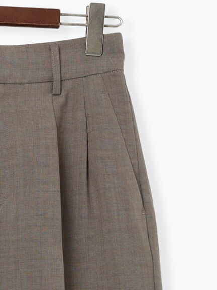 2タックワイドパンツ【AOYAMA FASHION ASSOCIATION × Té chichi】（モカ/ネイビー）｜Te chichi（テチチ）通販