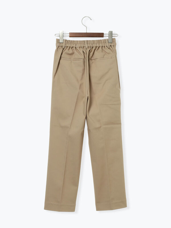 テーパード ストレッチパンツ Classic Logo ベージュ セール】 ストレッチテーパードパンツ（チャコールグレー/ブラック