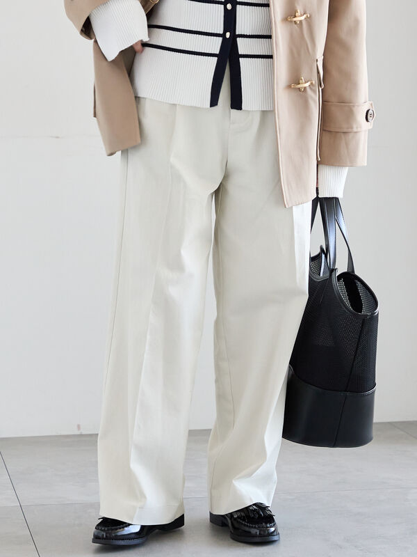 セール】 ハイウエストワイドチノパンツ《2026 spring catalog item