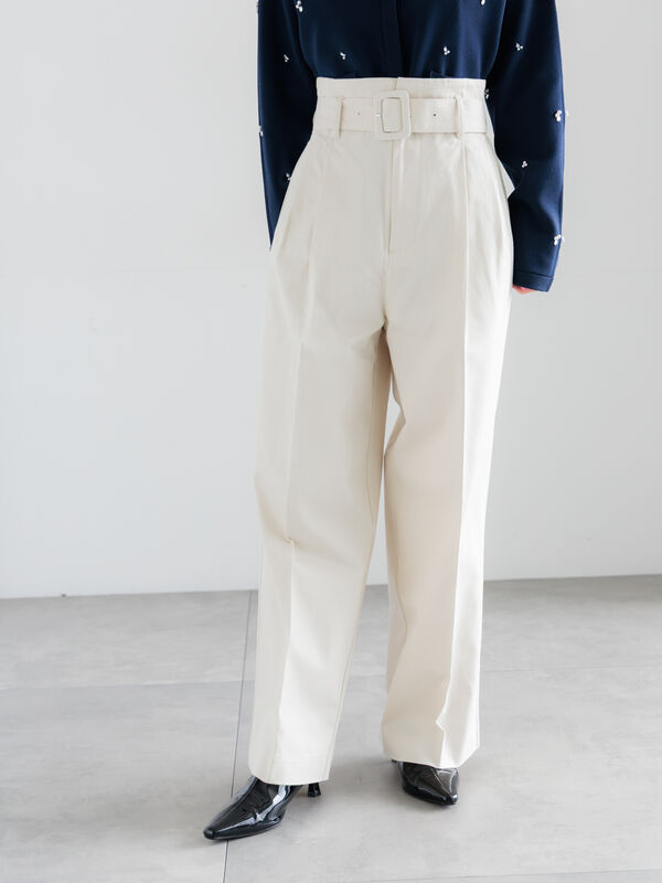 セール】 ハイウエストワイドチノパンツ《2026 spring catalog item