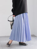 プリーツロングスカート（ブルー）｜Te chichi（テチチ）通販
