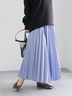プリーツロングスカート（ブルー）｜Te chichi（テチチ）通販