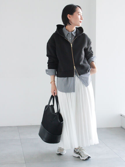 プリーツロングスカート（オフホワイト/グリーン/ブルー）｜Te chichi（テチチ）通販