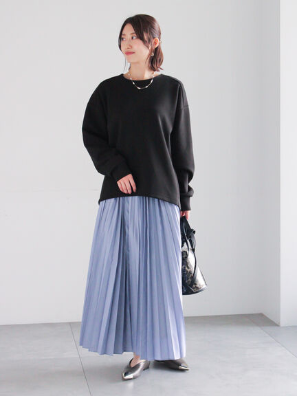 プリーツロングスカート（オフホワイト/グリーン/ブルー）｜Te chichi（テチチ）通販