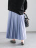 プリーツロングスカート（オフホワイト/グリーン/ブルー）｜Te chichi（テチチ）通販