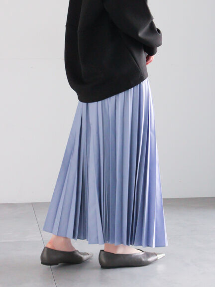 プリーツロングスカート（オフホワイト/グリーン/ブルー）｜Te chichi（テチチ）通販