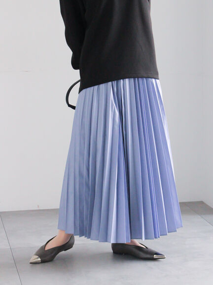 プリーツロングスカート（オフホワイト/グリーン/ブルー）｜Te chichi（テチチ）通販